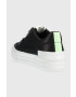 Calvin Klein Jeans Sneakers boty VULC FLATFORM BOLD FLUO CONTR černá barva YW0YW00904 - Pepit.cz