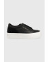 Calvin Klein Jeans Sneakers boty Yw0yw00864 Vulc Flatf Low Cut Mix Material černá barva - Pepit.cz