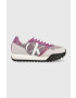 Calvin Klein Jeans Sneakers boty YW0YW00884 TOOTHY RUNNER BOLD MONO W fialová barva - Pepit.cz