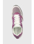 Calvin Klein Jeans Sneakers boty YW0YW00884 TOOTHY RUNNER BOLD MONO W fialová barva - Pepit.cz