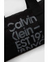 Calvin Klein Jeans Taška černá barva - Pepit.cz