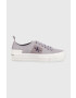 Calvin Klein Jeans Tenisky BOLD VULC FLATF LACE dámské fialová barva YW0YW01039 - Pepit.cz