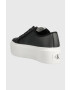 Calvin Klein Jeans Tenisky CUPSOLE FLATFORM NY šedá barva YW0YW01221 - Pepit.cz