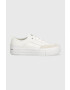 Calvin Klein Jeans Tenisky VULC FLATFORM BOLD IRREG LINES dámské bílá barva YW0YW00903 - Pepit.cz