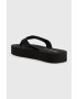 Calvin Klein Jeans Žabky FLATFORM FLIPFLOP dámské černá barva na platformě YW0YW00993 - Pepit.cz