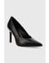 Calvin Klein Kožené lodičky GEO STILETTO PUMP 90 černá barva HW0HW01769 - Pepit.cz