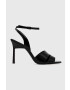 Calvin Klein Kožené sandály GEO STIL SANDAL 90HH černá barva HW0HW01462 - Pepit.cz