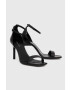 Calvin Klein Kožené sandály GEO STILETTO SANDAL černá barva HW0HW01610 - Pepit.cz