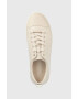 Calvin Klein Kožené tenisky LOW PROF VULC LACE UP - HF MONO béžová barva - Pepit.cz