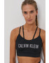 Calvin Klein Performance Sportovní podprsenka černá barva - Pepit.cz