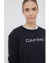 Calvin Klein Performance Tepláková mikina Ck Essentials černá barva s potiskem - Pepit.cz