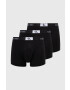 Calvin Klein Underwear Boxerky 3-pack pánské černá barva - Pepit.cz