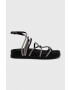 Chiara Ferragni Sandály CF3148_001 dámské černá barva CF CABLE SANDAL - Pepit.cz