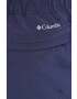 Columbia Outdoorové šortky Pleasant Creek tmavomodrá barva high waist - Pepit.cz