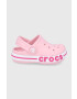 Crocs Dětské pantofle bílá barva - Pepit.cz