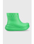 Crocs Holínky Classic Crush Rain Boot dámské zelená barva 207946 207946.3E8-3E8 - Pepit.cz