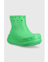 Crocs Holínky Classic Crush Rain Boot dámské zelená barva 207946 207946.3E8-3E8 - Pepit.cz