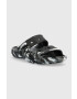 Crocs Pantofle BAYA MARBLED SANDAL dámské černá barva 208332 - Pepit.cz