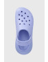 Crocs Pantofle Classic Crush Clog dámské fialová barva na platformě 207521 - Pepit.cz