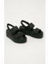 Crocs Sandály dámské černá barva KLYN.LOW.WEDGE.W.206453-BLACK/BLAC - Pepit.cz