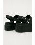 Crocs Sandály dámské černá barva KLYN.LOW.WEDGE.W.206453-BLACK/BLAC - Pepit.cz