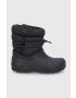 Crocs Sněhule černá barva PUFF.LUXE.BOOT.W.207312-BLACK - Pepit.cz