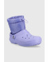 Crocs Sněhule Classic Lined Neo Puff Boot fialová barva - Pepit.cz