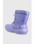 Crocs Sněhule Classic Lined Neo Puff Boot fialová barva - Pepit.cz