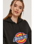 Dickies Mikina dámská černá barva s potiskem DK0A4XCCBLK-BLACK - Pepit.cz