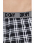 DKNY Bavlněné pyžamové kalhoty černá barva - Pepit.cz