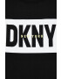 DKNY Bavlněné tričko černá barva - Pepit.cz