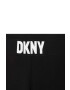 DKNY Dětské legíny černá barva hladké - Pepit.cz