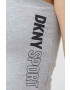 DKNY Top dámský šedá barva španělský výstřih - Pepit.cz