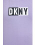 DKNY Top dámský fialová barva - Pepit.cz