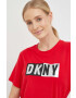 DKNY Tričko růžová barva - Pepit.cz