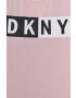 DKNY Tričko dámské růžová barva - Pepit.cz