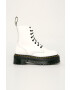 Dr. Martens Dr Martens - Kožené farmářky 15265100-White - Pepit.cz