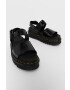 Dr. Martens Kožené sandály dámské černá barva na platformě DM25773001.Voss-Black - Pepit.cz