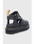 Dr. Martens Sandály dámské černá barva na platformě DM23806001.V.Blaire-Black - Pepit.cz