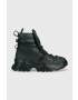 EA7 Emporio Armani Boty Boot Flakes zelená barva - Pepit.cz