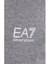 EA7 Emporio Armani Kalhoty dámské šedá barva hladké - Pepit.cz