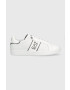 EA7 Emporio Armani Kožené sneakers boty bílá barva X8X102 XK258 D611 - Pepit.cz