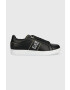 EA7 Emporio Armani Kožené sneakers boty černá barva X8X102 XK258 M700 - Pepit.cz