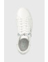 EA7 Emporio Armani Kožené sneakers boty Classic Perf bílá barva - Pepit.cz