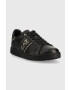 EA7 Emporio Armani Kožené sneakers boty Classic Perf černá barva - Pepit.cz