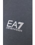 EA7 Emporio Armani Mikina dámská bílá barva s potiskem - Pepit.cz