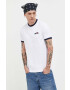 Ellesse Bavlněné tričko bílá barva s aplikací SHR10164-WHITE - Pepit.cz