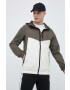 Ellesse Bunda pánská zelená barva přechodná SHR17781-KHAKI - Pepit.cz