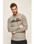 Ellesse Mikina pánská šedá barva vzorovaná SHC07930-DARKGREYMA - Pepit.cz