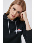 Ellesse Mikina dámská černá barva s kapucí s aplikací SGS08848-011 - Pepit.cz